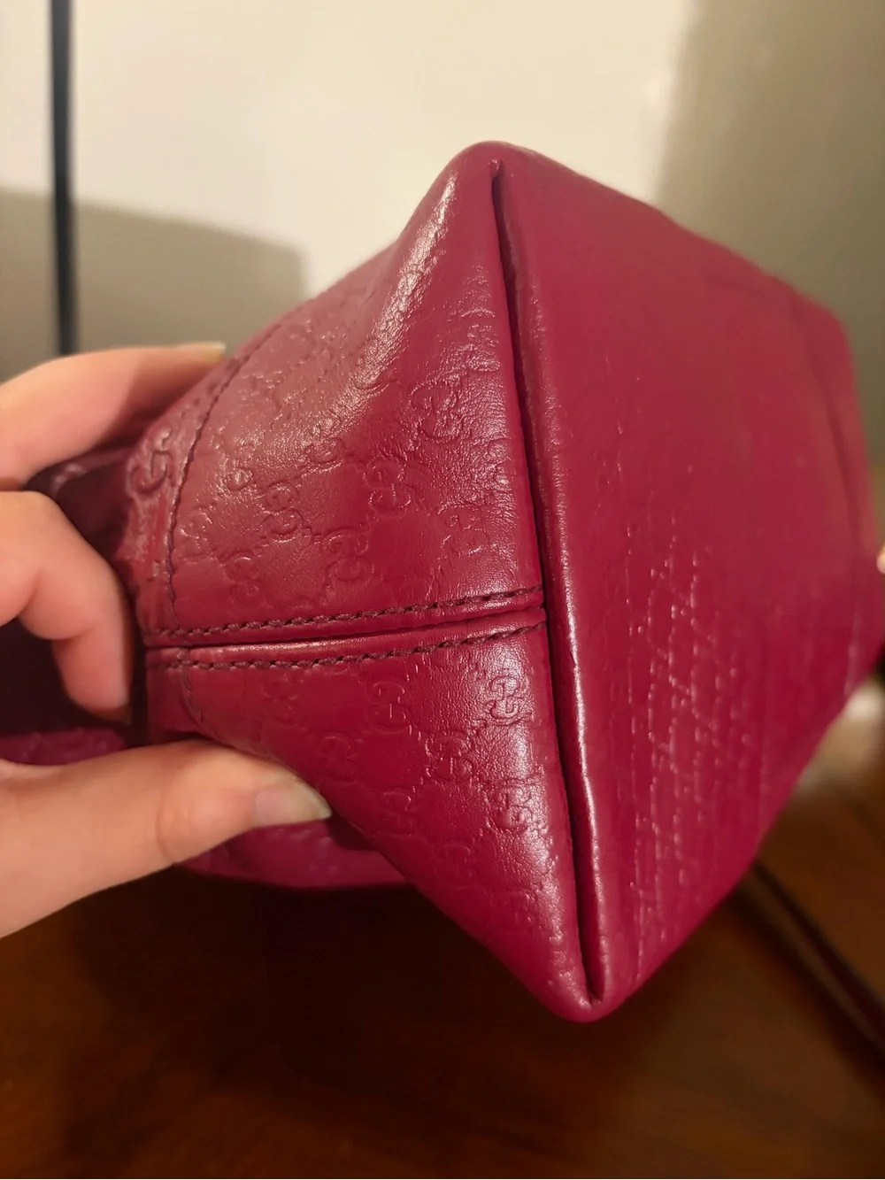Authentic Gucci Bree Guccissima Medium Fold Over Tote